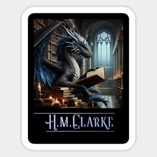 Book Dragon HM Clarke Sticker